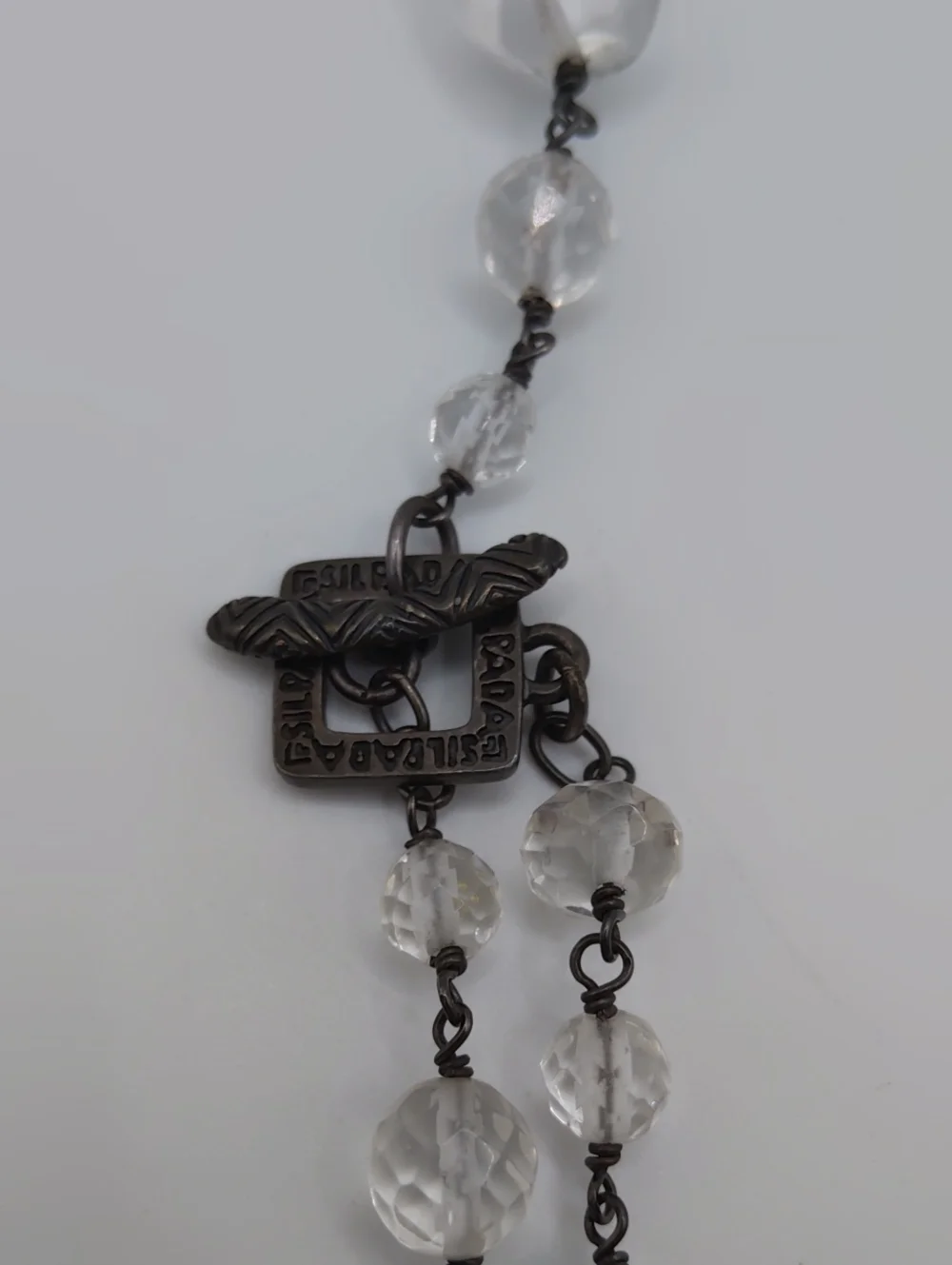 Silpada Retired Clear Crystal Necklace
